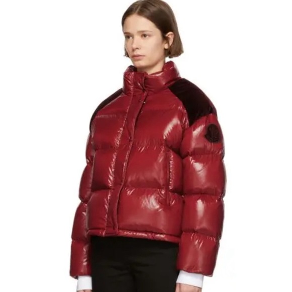 MONCLER - 2 Moncler x 1952 Chouette Down Puffer Jacket - Red - Size 0 (XS) - Picture 4 of 13